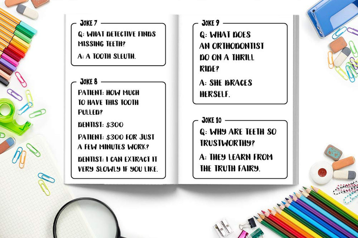 Dental Joke Book: 200 Funny Jokes for Dentists & Dental Hygienists & Assistants image number 4