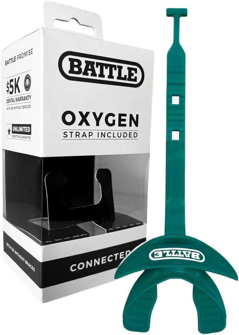 Battle Oxygen Lip Protector Mouthguard with Connected Strap