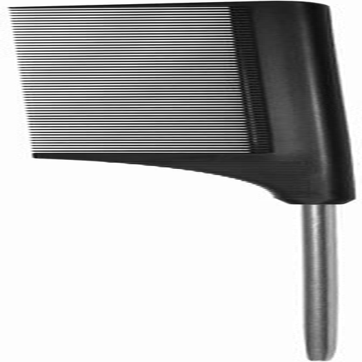 Hair Comb - a Professional Anti-Static Carbon Fibre Metal-Pin Tail Comb,Heat Resistant Barber and Salon Rattail Comb with Non-Skid Paddle Parting Comb,Fine Tooth in Black