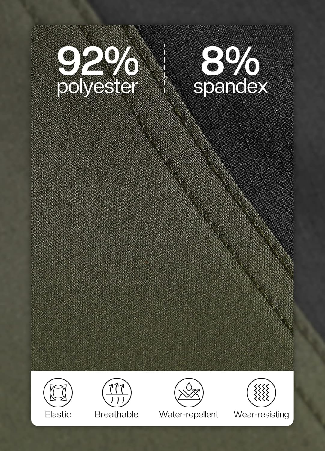 BERGRISAR Men'S Cycling Shorts image number 2