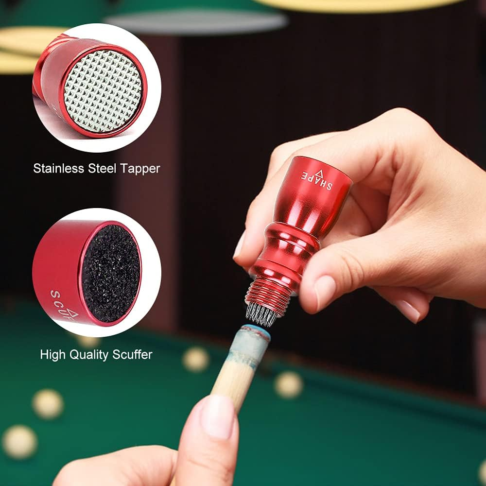 Stick Billiard Snooker Pool Table Cue Tip Shaper Pick Pricker Metal Repair Tool Billiard Accessory image number 2