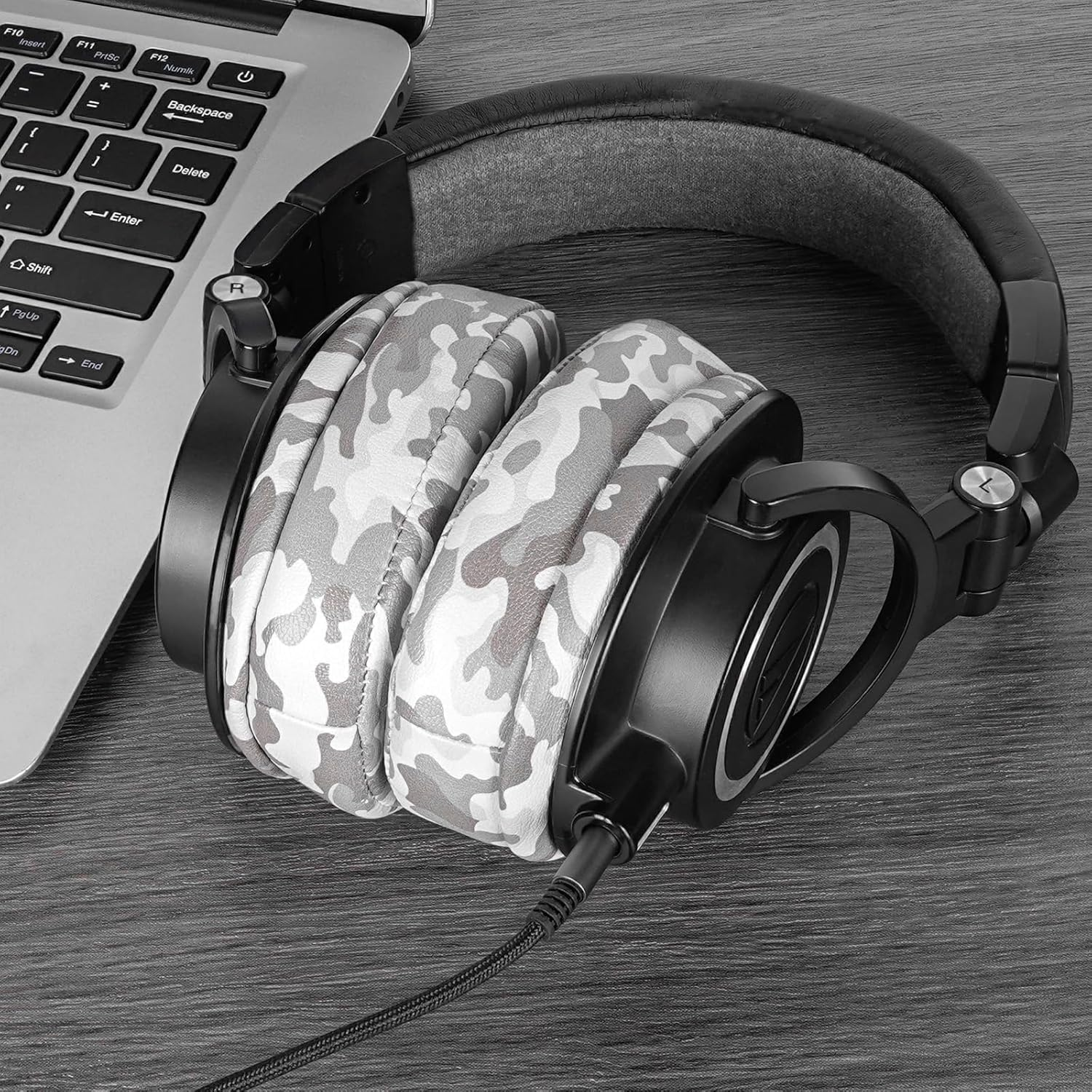 Audio Cable for ATH Ath-M70X Ath-M60X Ath-M50X ATH-M50 Ath-M40X ATH-M40 Headphones, 2.5Mm TRRS to TRS Replacement Aux Cord (5.6 Ft/1.7 M) image number 3