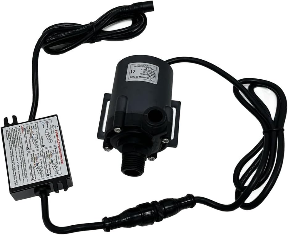 SHYSKY DC55E-12120S 12VDC Small Power Efficient Brushless Water Pump 54W 12M 2000LPH Micro Submersible Pump Low Noise for Water Circulation Pressurization Cooling Sys image number 5