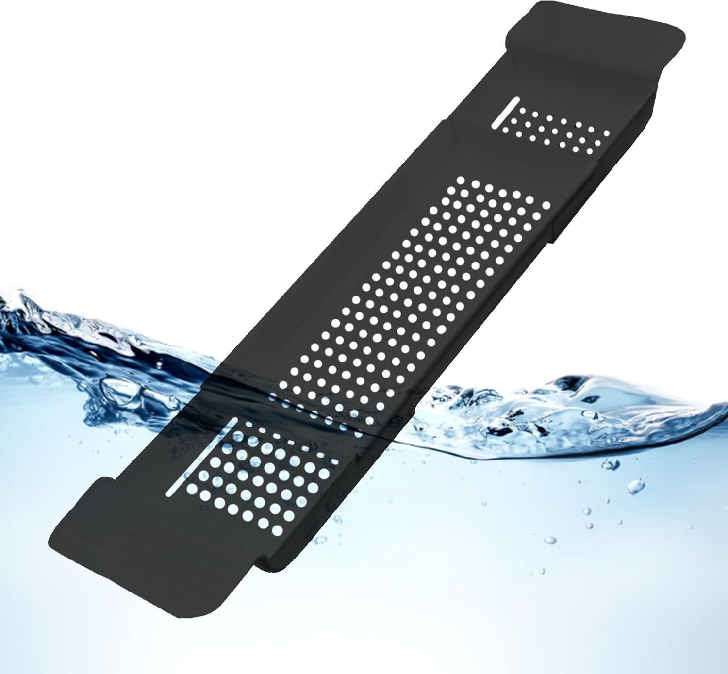 Bathroom Tub Tray, Bathtub Caddy Tray over Bath, Expandable Bath Caddy Tray, Adjustable Bathtub Caddy Tray, Extendable Bath Caddy Tray for Bathtub,Multifunction Bathtub Tray for Candle Towel Book Wine