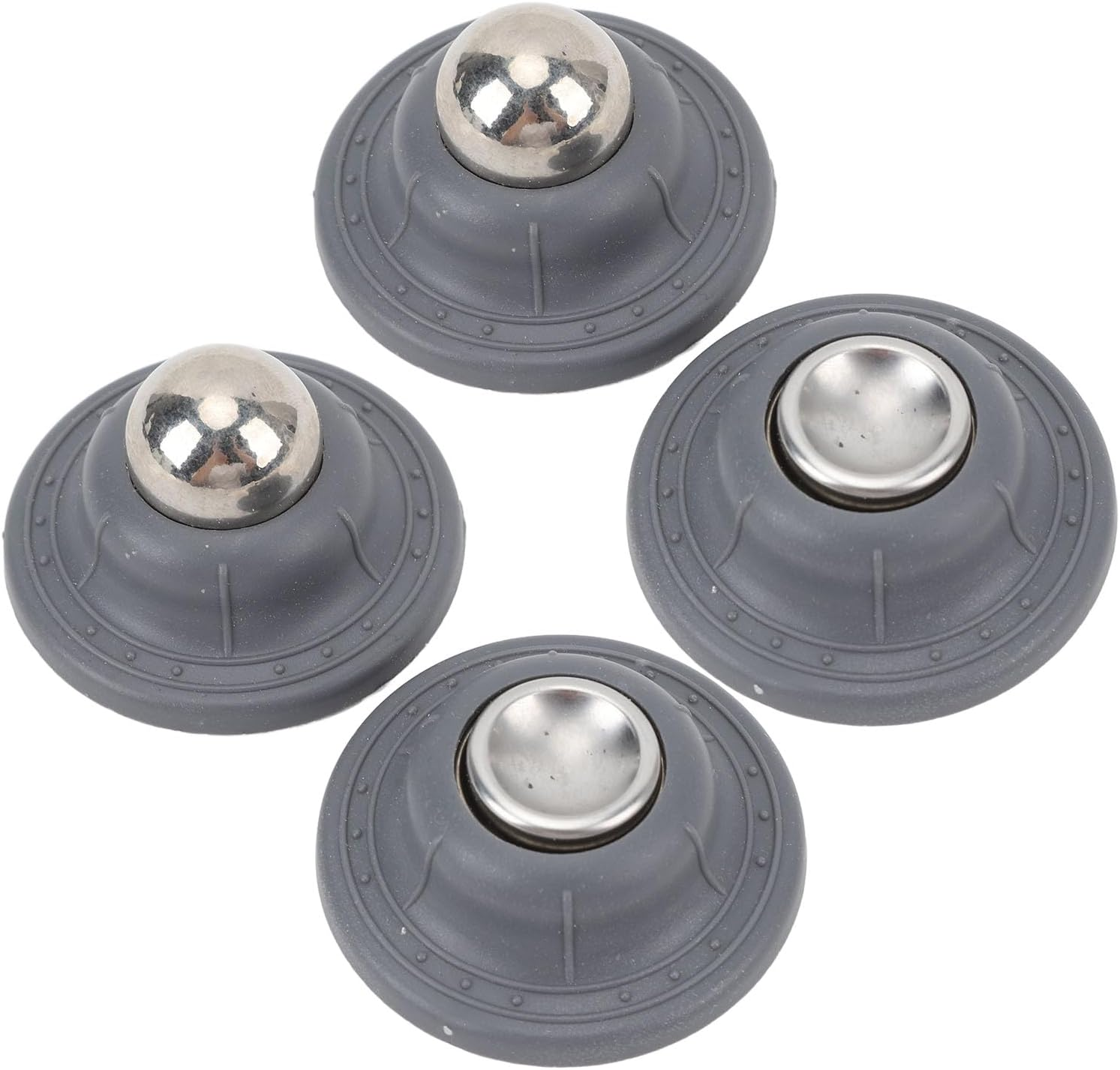 Pair of RV Magnetic Door Catch, RV Door Holder Latch RV Door Catch Latch Heavy Duty Baggage Door Catch for Motorhome, Travel Trailer, with Strong Magnetic Suction (Grey) image number 3