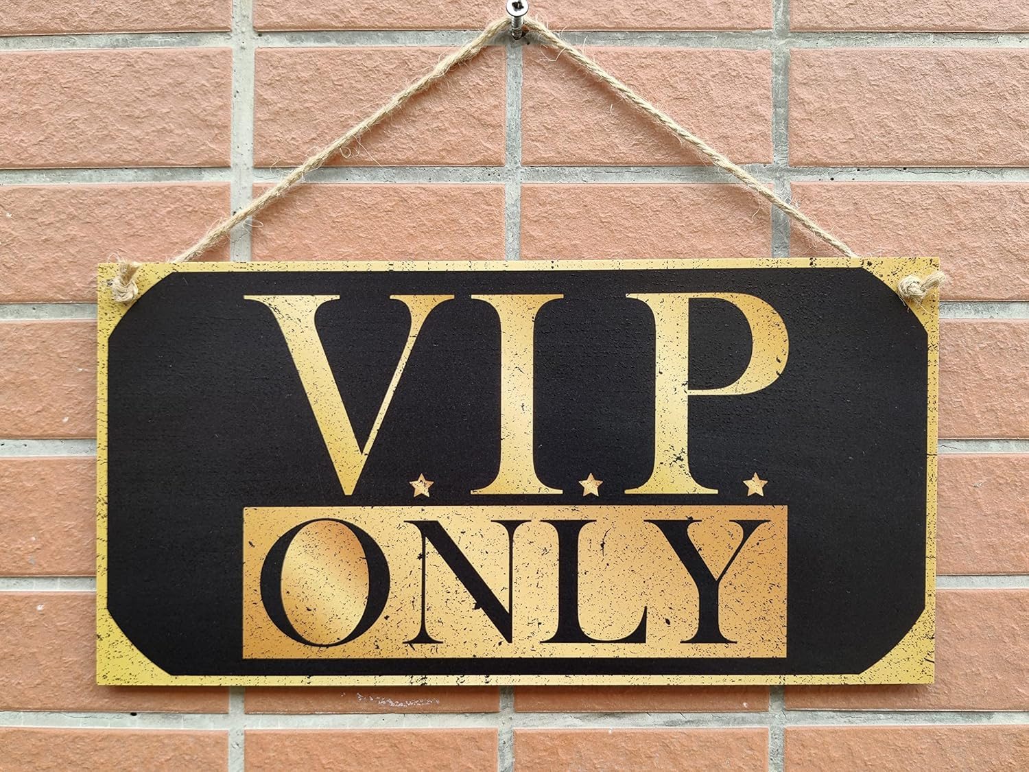 CARISPIBET V.I.P. Only Home Signs House Decorative Hanging Ornament Wall Art Plaques Welcome Signs 6" X 12" - Memories Made At A Beach image number 2