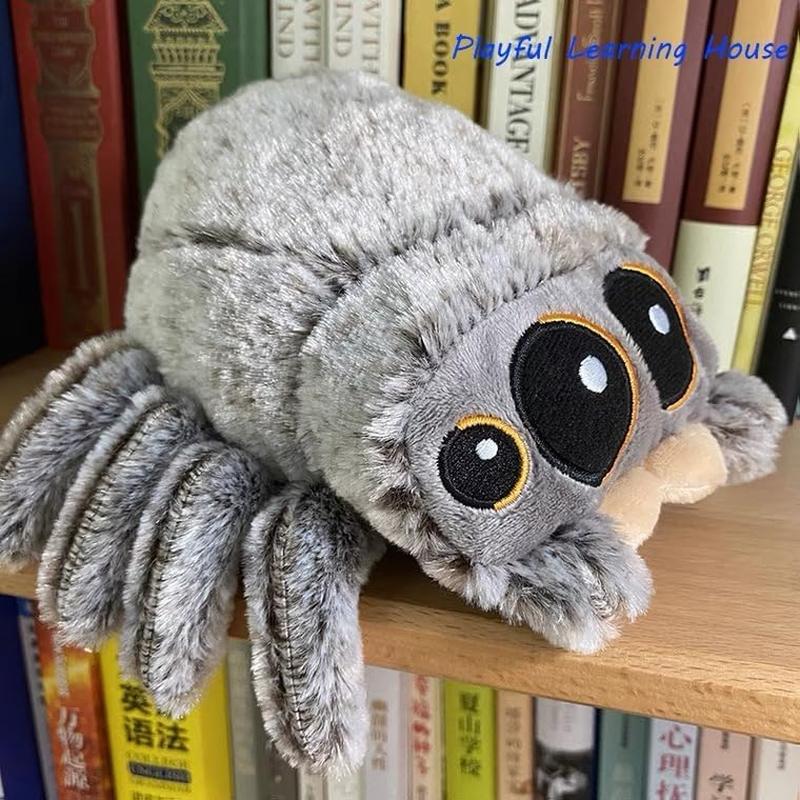 A New Soft and Cute Spider Plush Toy for Young Boys and Girls as A, Room Decoration
