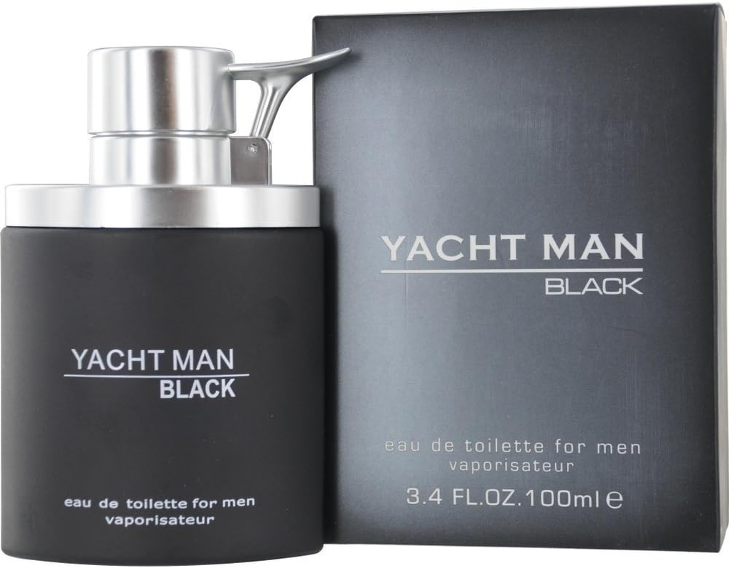 Myrurgia Yacht Man Black Eau De Toilette Vaporisateur Spray for Him, 100Ml