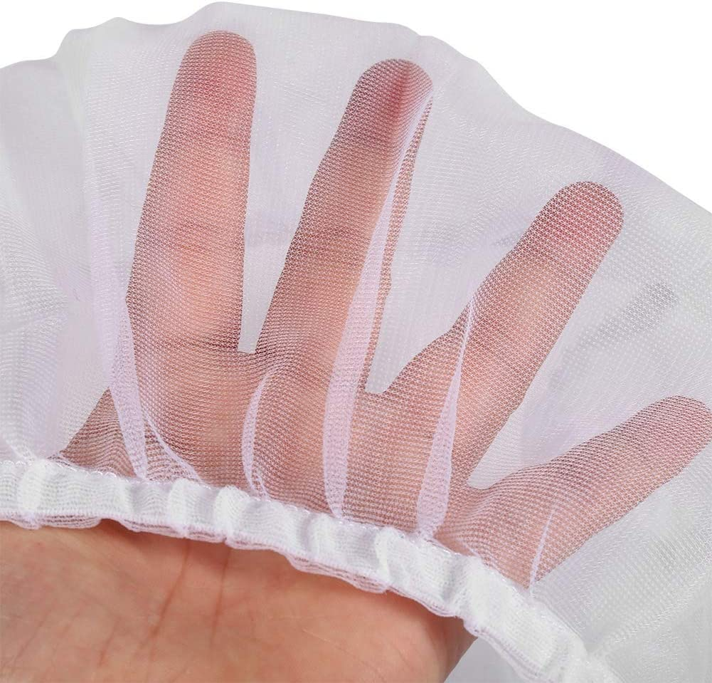 Seed Catcher, Bird Cage Cover, Budgie Skirt Protector for Parrot (White) image number 2