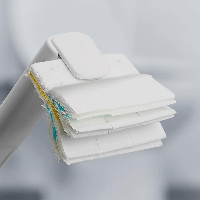 GLASSGUARD&reg; Disposable Toilet Brush &ndash; Complete Toilet Cleaner Solution for Household & Cleaning &ndash; Wall-Mounted System with 12 Detergent-Infused Single-Use Refills for Effortless Bathroom Care image number 2