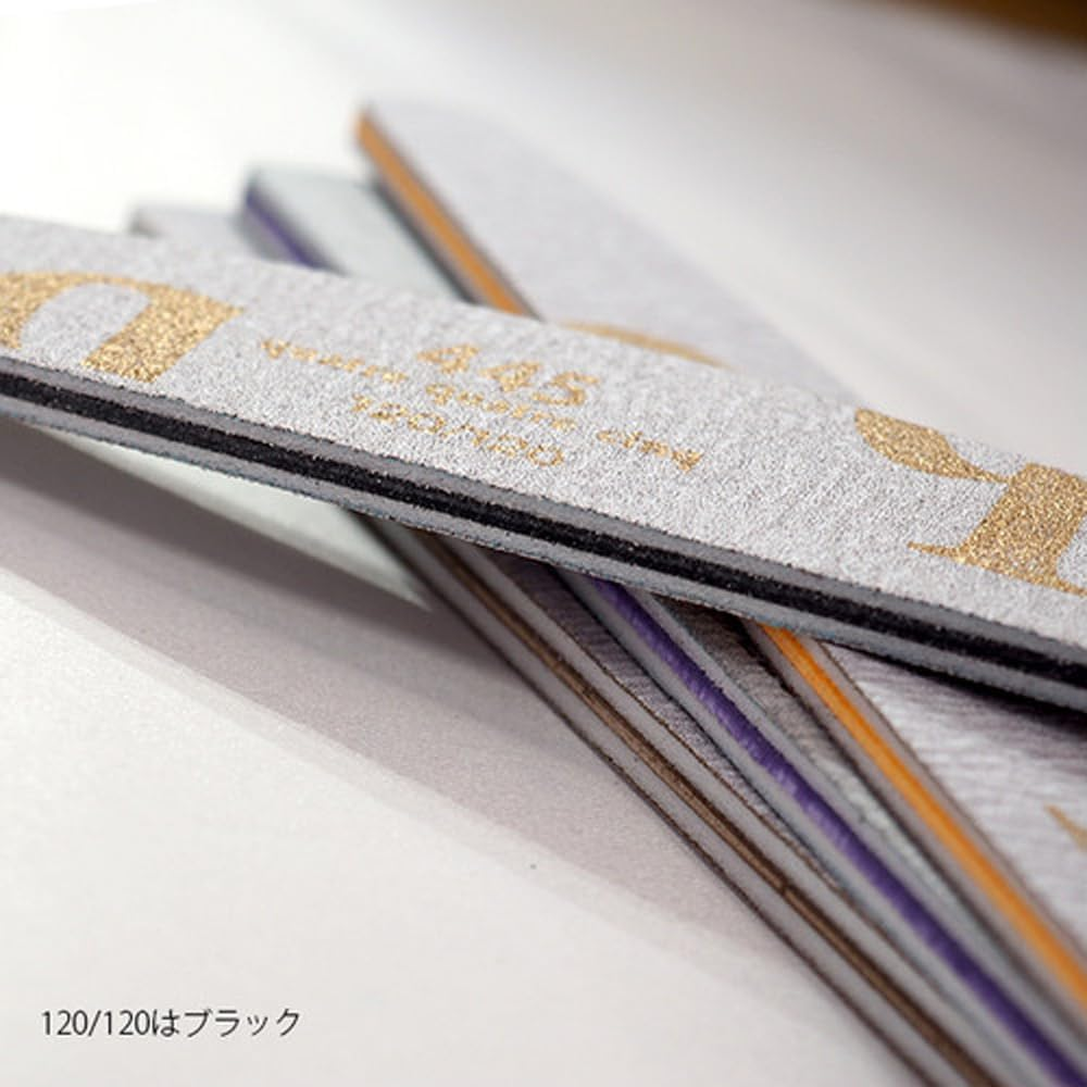 Beauty Nailer 445 Moon Washable File 120 (Pack of 10) QMF-5 image number 2