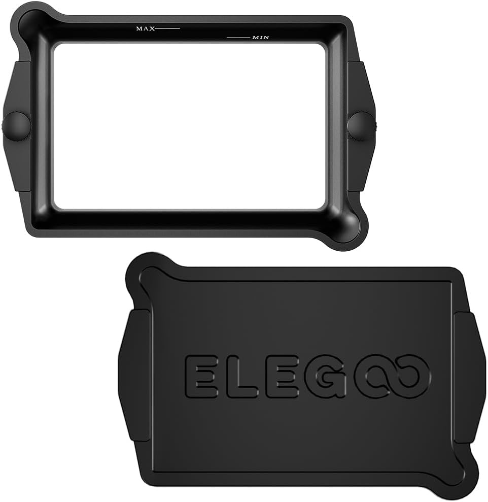 ELEGOO 3D Resin Tank Vat for Resin MSLA LCD 3D Printer 16K Saturn 4 Ultra, with Clear Max and Min Lines and PFA Release Liner Film Pre-Installed, Original Resin Tank, Made of Premium Aluminum Alloy