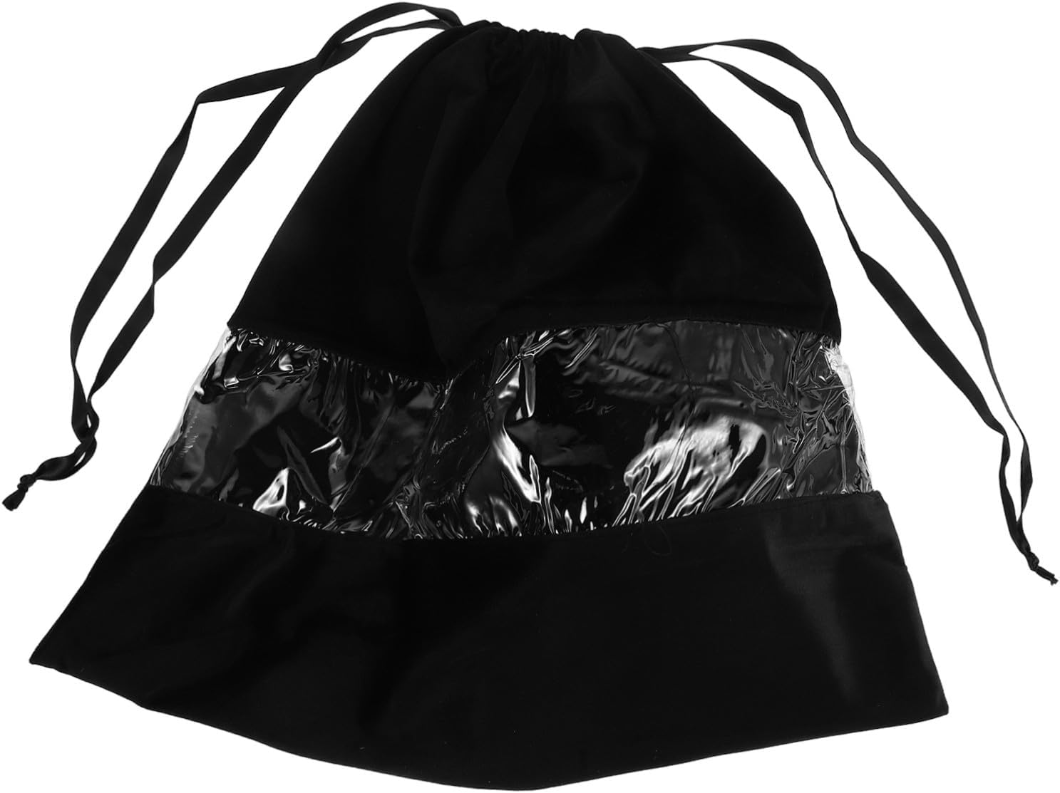 Beaupretty Transparent Drawstring Hair Dryer Bag Dustproof Storage Pouch for Travel and Home Versatile Organizer for Hair Tools Underwear Shoes and Small Items