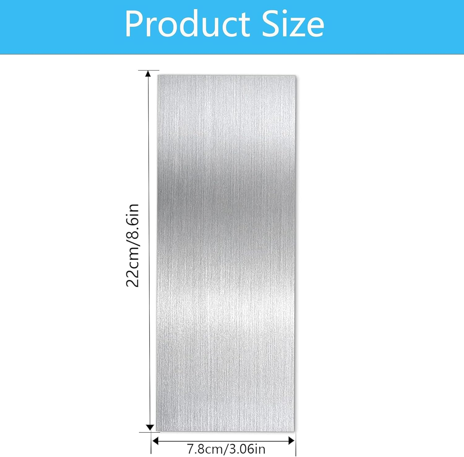 Stainless Steel Cake Scraper, 21.8 Cm Icing Smoother, Metal Leveler for Cake Decorating image number 5