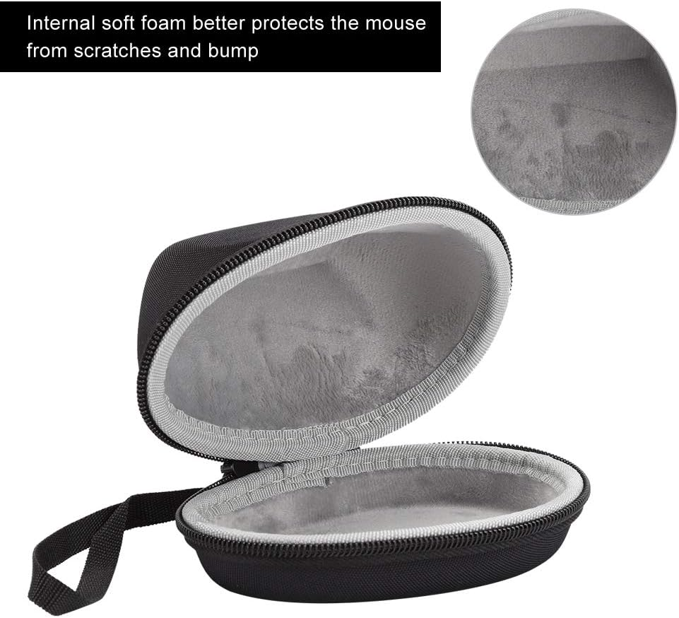 Hard Travel Mouse Case, for Logitech MX Vertical Wireless Ergonomic Mouse, Portable EVA Protective Storage Bag, Waterproof anti Drop, with Hand Strap image number 1