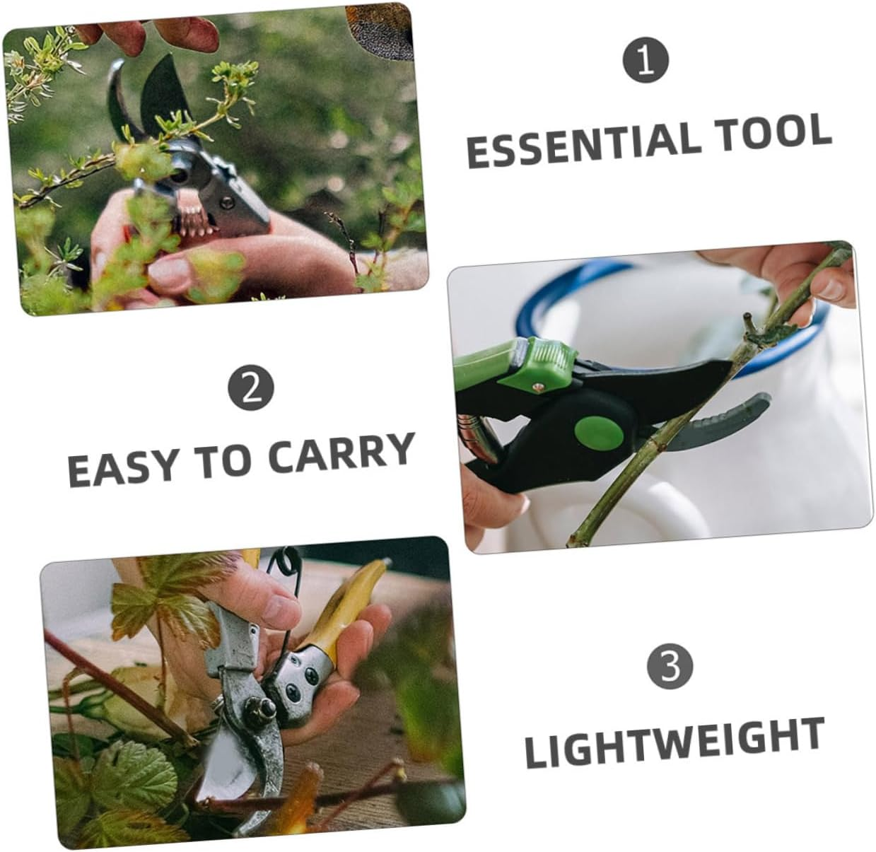 Sosoport 50Pcs Gardening Scissors Pruning Shears for Thick Branches Hedge Trimmer Compression Spring Gardeners Supply Tool for Shrub Trimming image number 1