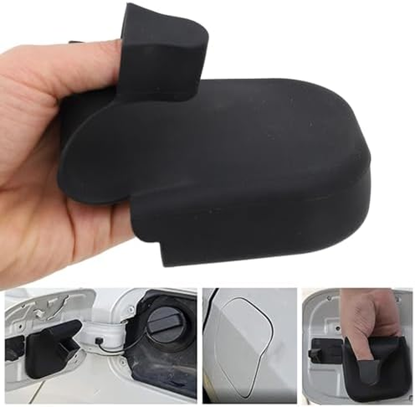 Gernie Black Reusable Silicone Fuel Glove with Magnetic Attachment, One Size, Protects Hands from Filthy Gas Pump Handles and Keypads image number 2