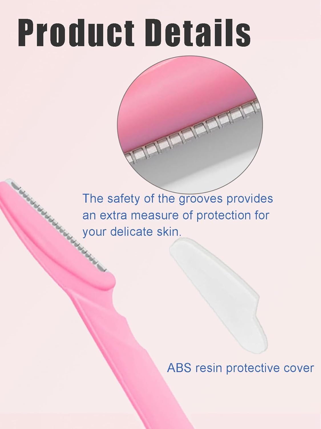 30Pcs Eyebrow and Face Razor for Women and Men - Multipurpose Hair Trimmer and Shaver with Protective Cover - Exfoliating Face Hair Removers - Easy to Use