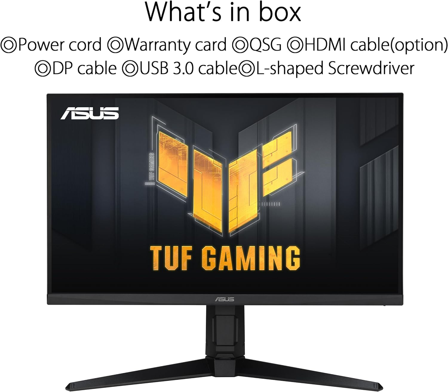 ASUS TUF Gaming VG27AQL3A Gaming Monitor &ndash; 27-Inch, Qhd(2560X1440), 180Hz, Fast IPS, ELMB Sync, 1Ms (GTG), Freesync Premium&trade;, G-Sync Compatible, VESA Adaptivesync Display 180Hz, 130% Srgb, HDR&trade; 400 image number 5