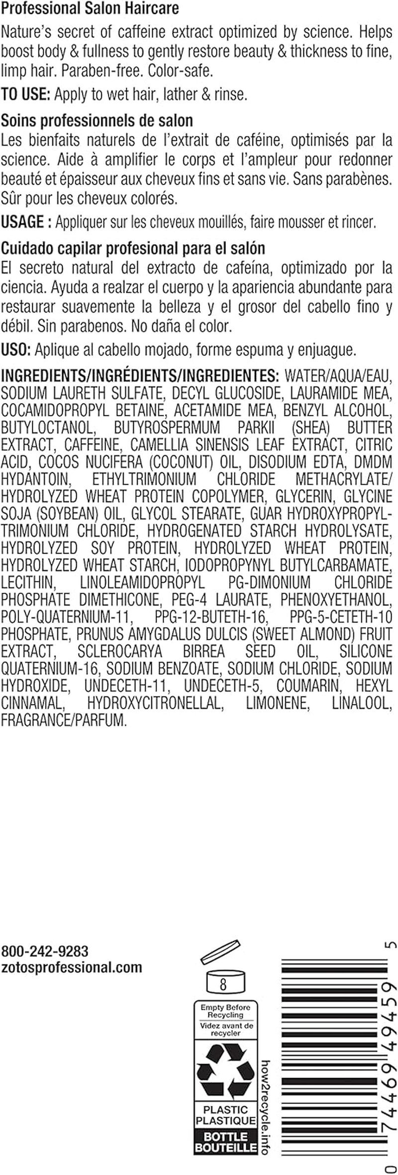 Biotera Sheer Volume Shampoo, 449.52 Ml image number 2