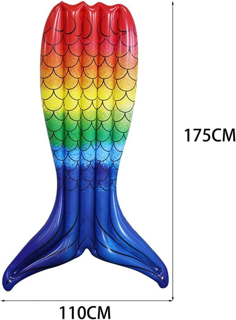 Pool Toy, Inflatable Water Hammock Swimming Chair - Leak-Proof Design Inflatable Fish Tail Made of Thickened PVC Floating Range image number 4