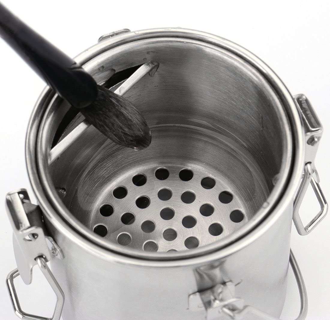 Tosnail Stainless Steel Leak-Proof Paint Brush Washer with Removable Filter Screen - Small image number 6