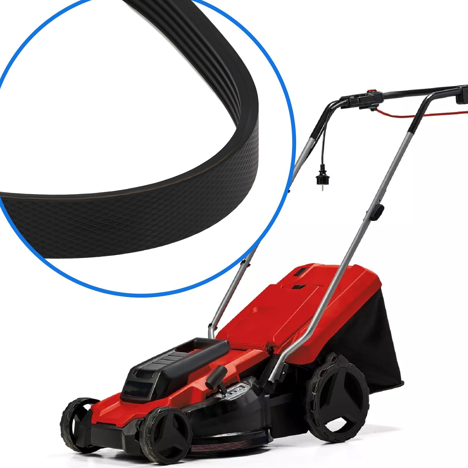 Electric Lawn Mower V-Ribbed Belts 5PJ457/180J Effective Length 457Mm Compatible with EINHELL GC-EM 1536 image number 5