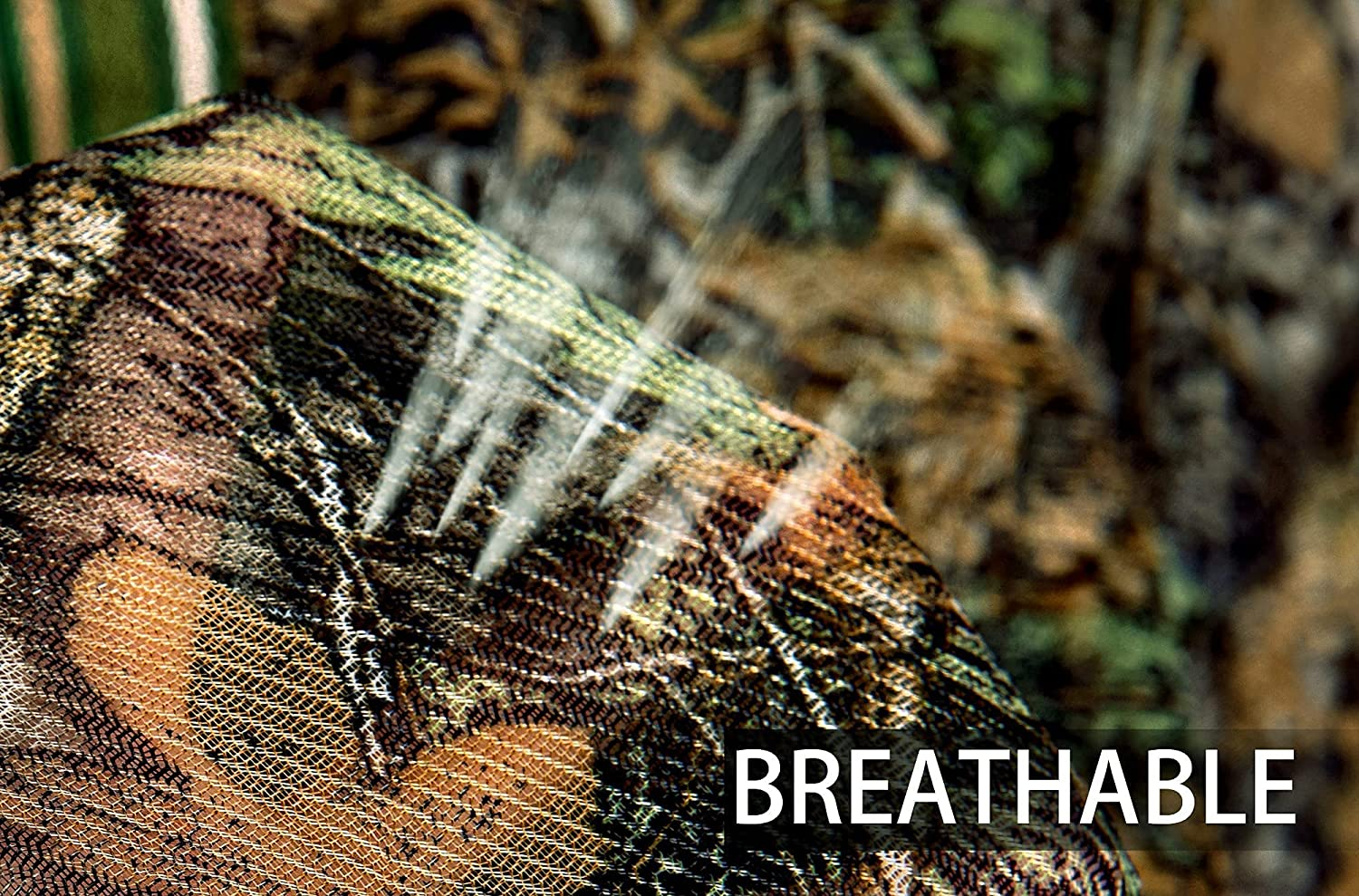 Ginsco 3D Leaf Woodland Ghillie Suit Camouflage Clothing for Hunting Bird Watching Military Training Outdoor Gaming Airsoft Wildlife Photography image number 5