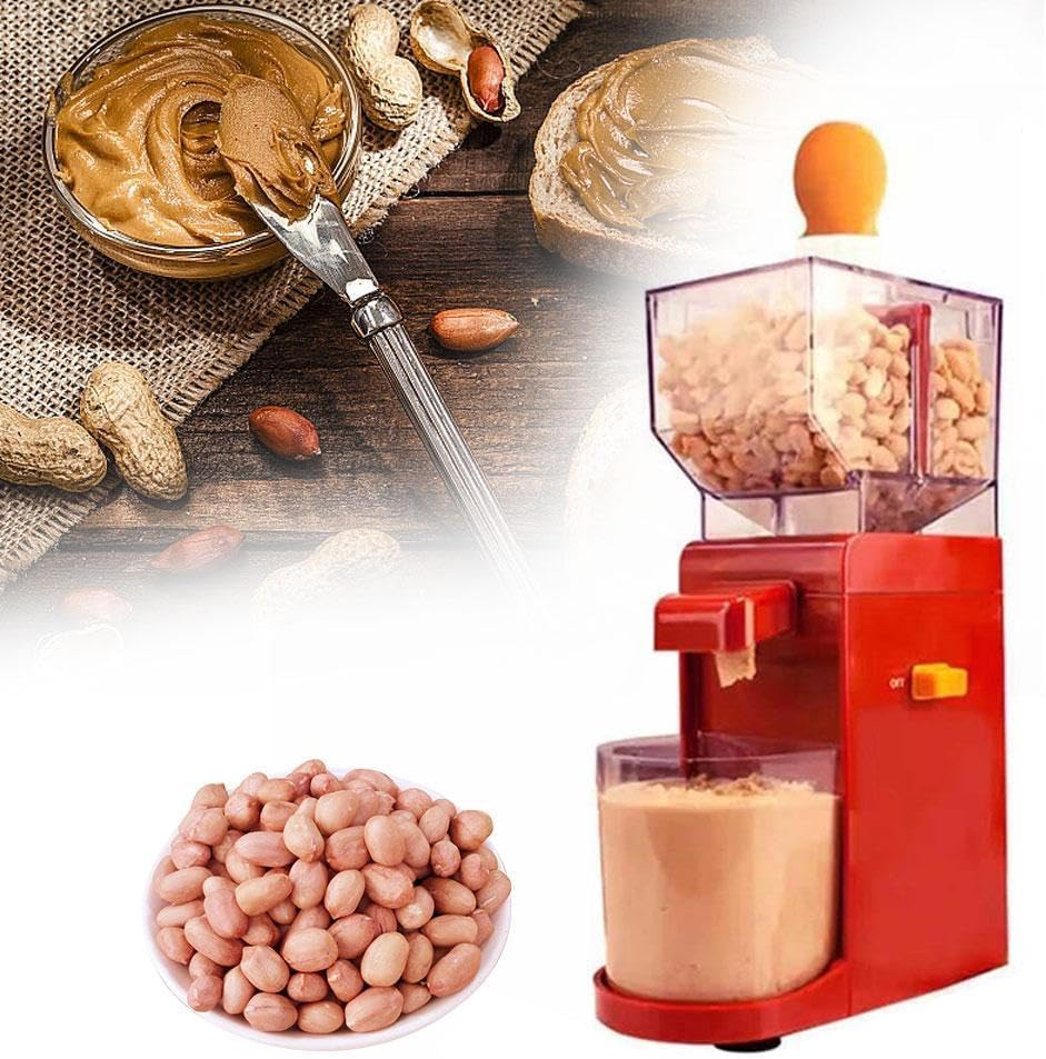 Electric Nut Butter Maker - 500Ml Non-Slip Base, Multifunctional Grinder for Groundnuts, Peanuts & More image number 4