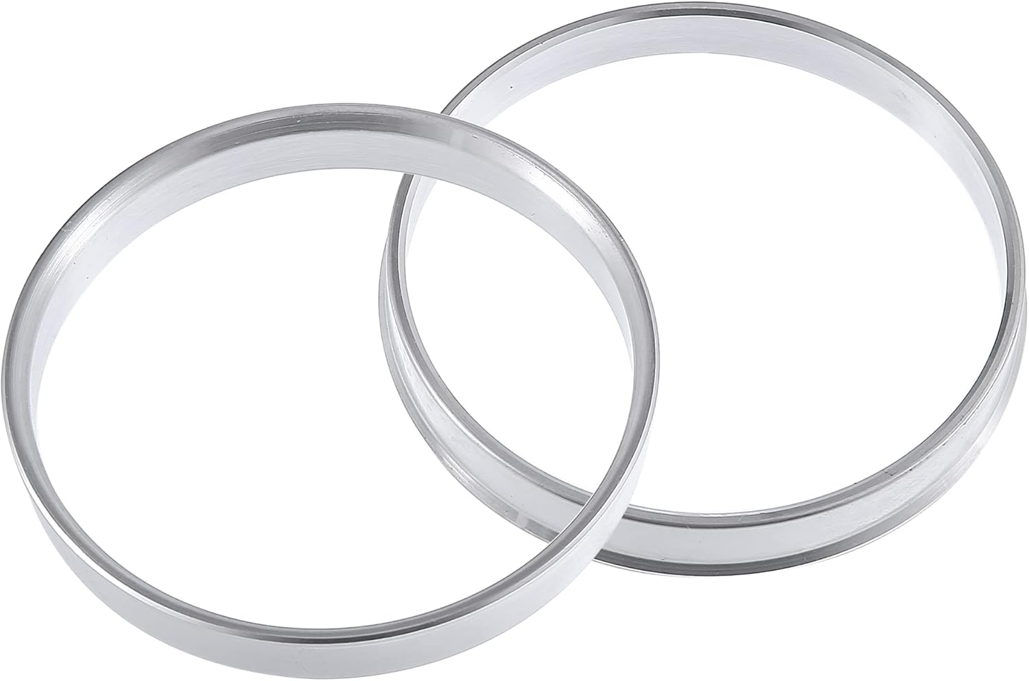 X AUTOHAUX 4Pcs OD 74.1Mm to ID 69.6Mm Aluminum Alloy Car Auto Hub Centric Rings Wheel Bore Center Spacer