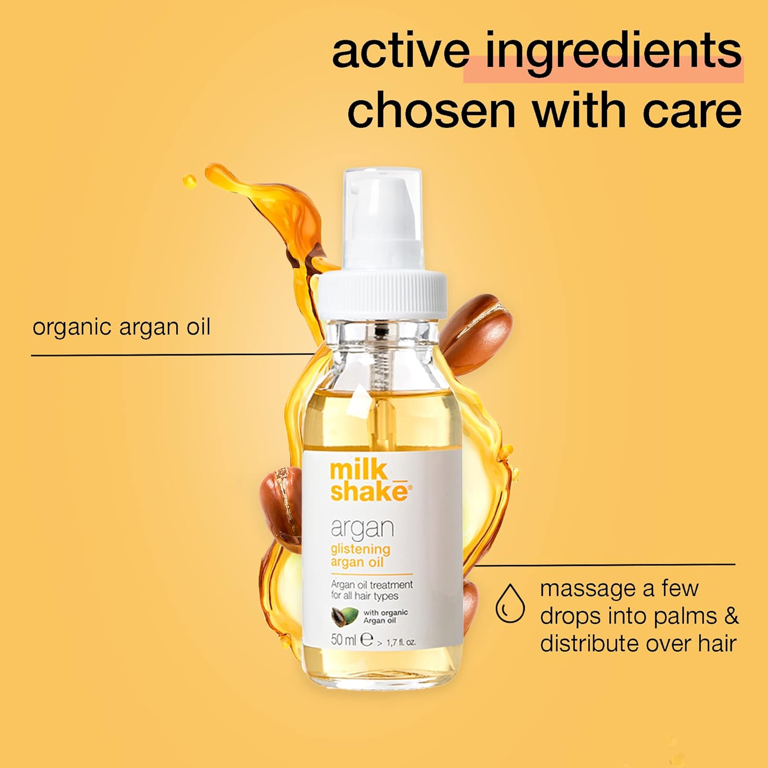 Milk_Shake Glistening Argan Oil 250 Ml image number 3