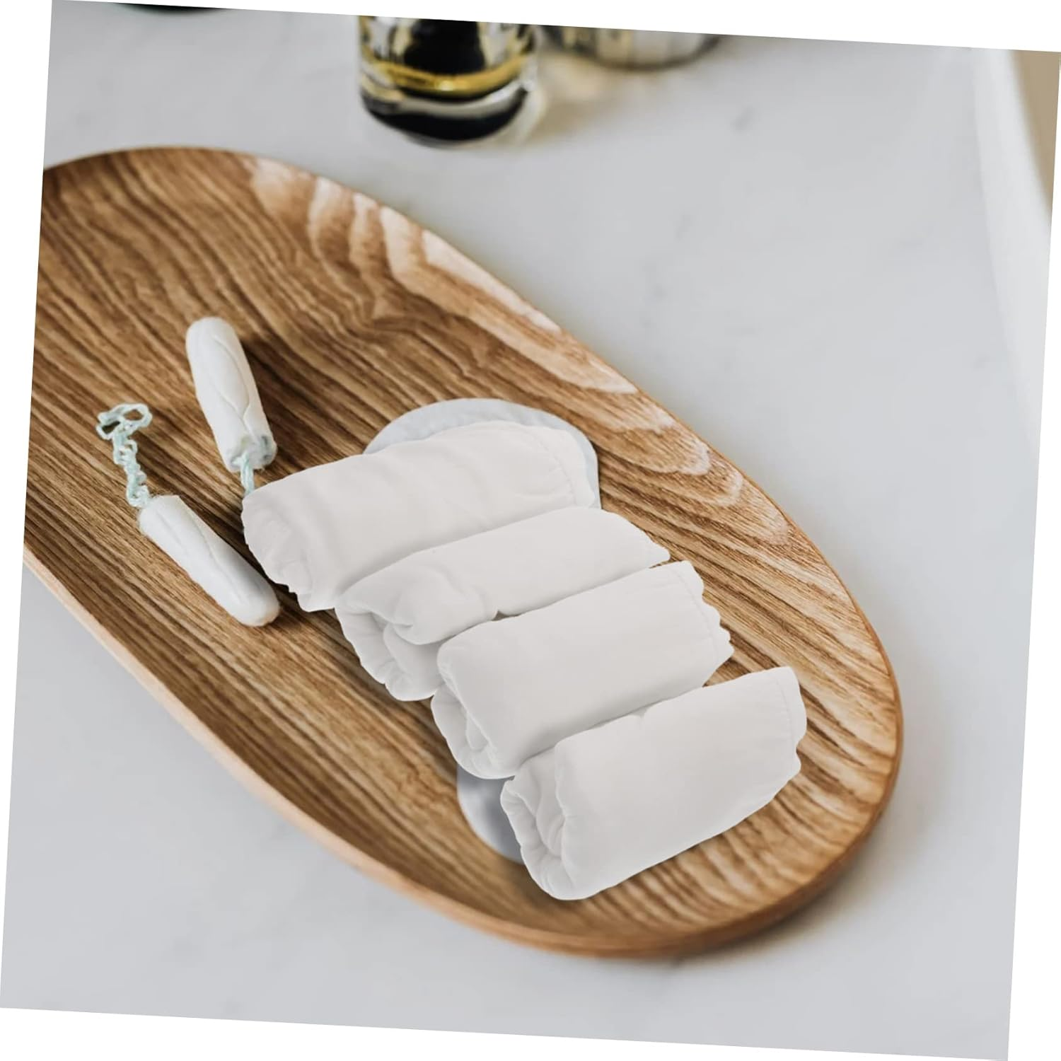 Baluue 4Pcs Disposable Postpartum Panties for Women Soft Cotton XXL Size Portable Maternity Underwear for Postnatal Use White image number 4