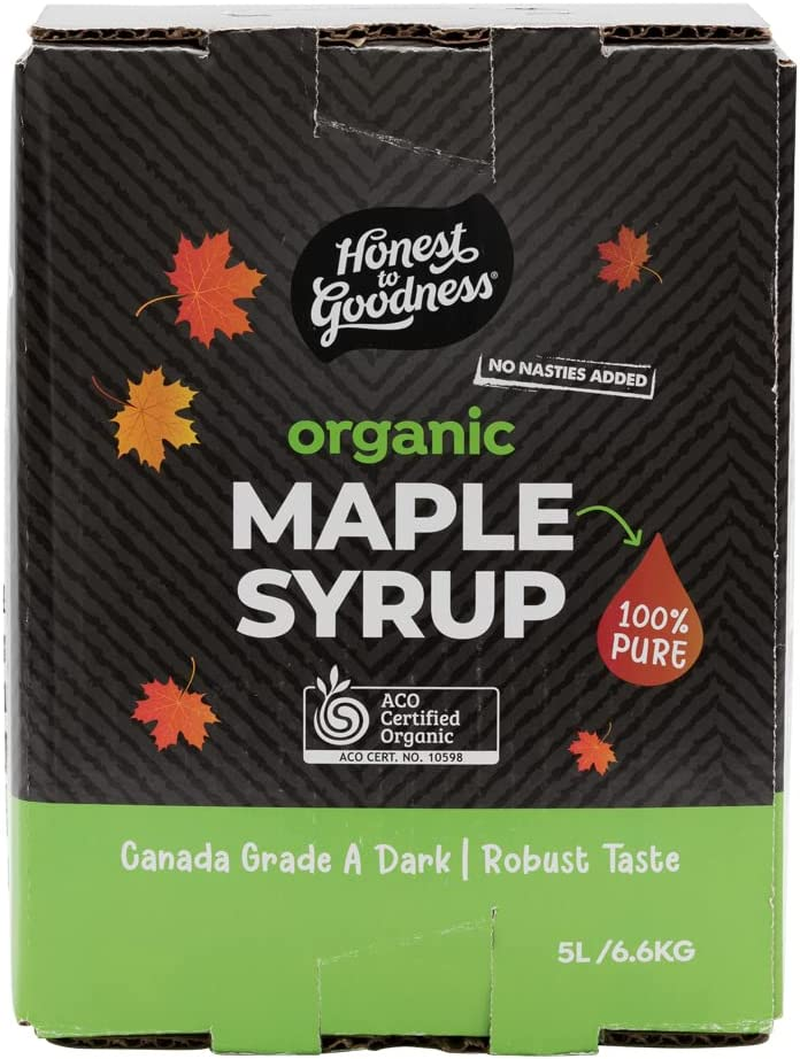 Honest to Goodness Organic Grade a Dark Robust Maple Syrup 1 Litre image number 5