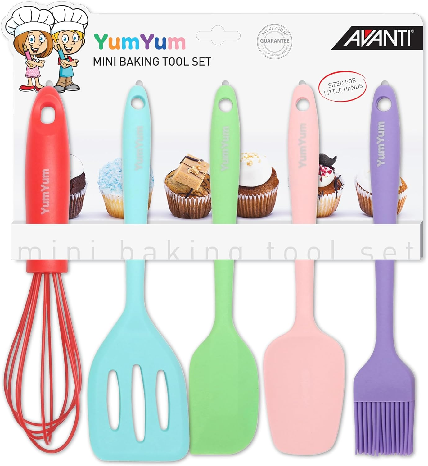 Avanti Yum Yum Kids Baking Utensil Set image number 1