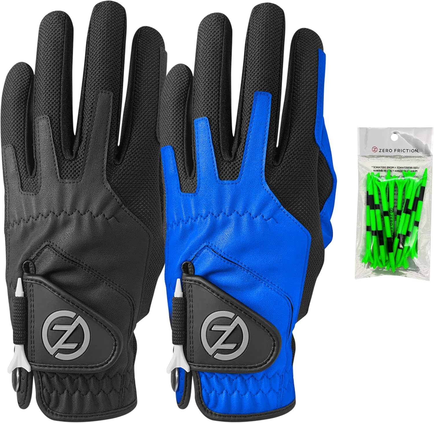 Zero Friction Male Men'S Compression-Fit Synthetic Golf Glove, Universal Fit