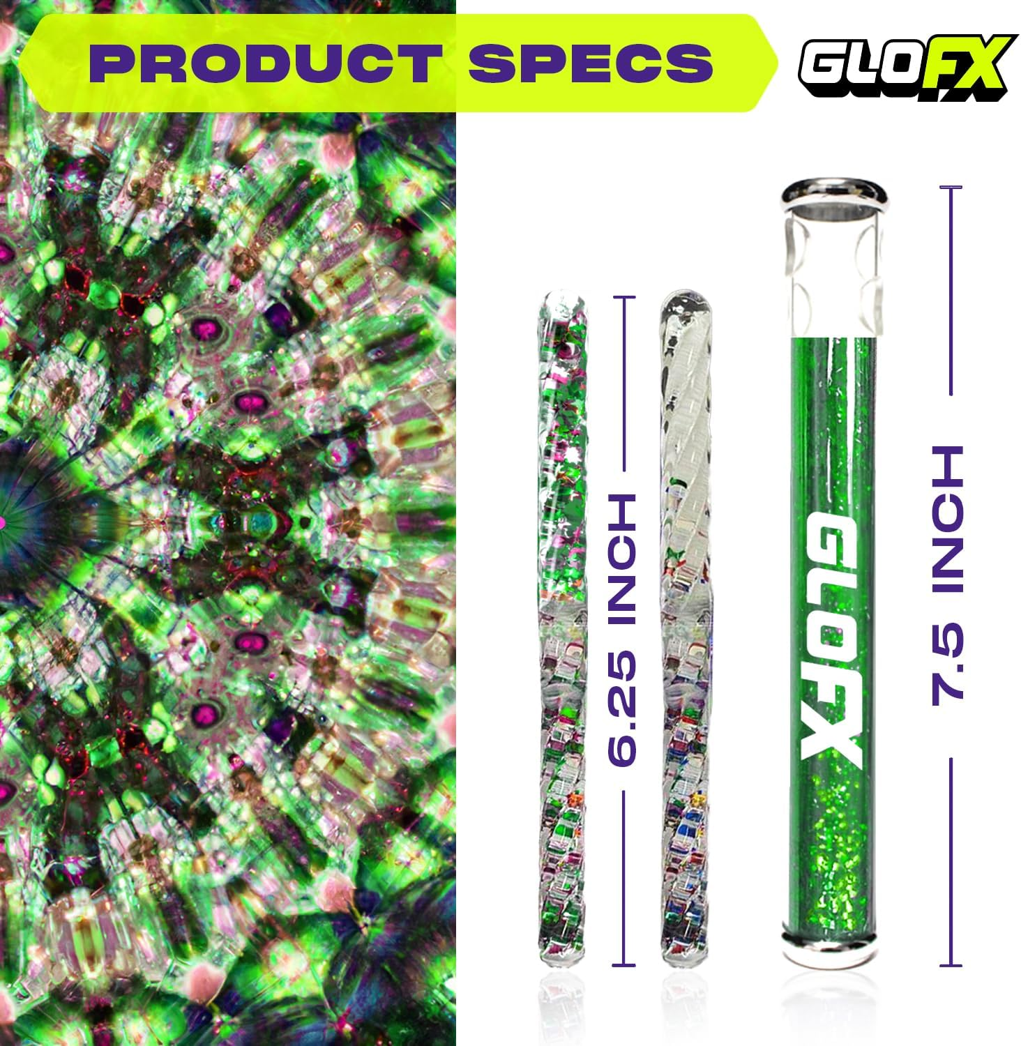 Glofx Liquid X-Kaleidoscope Tube Toy - Rave EDM Kaleidoscope Toy image number 5