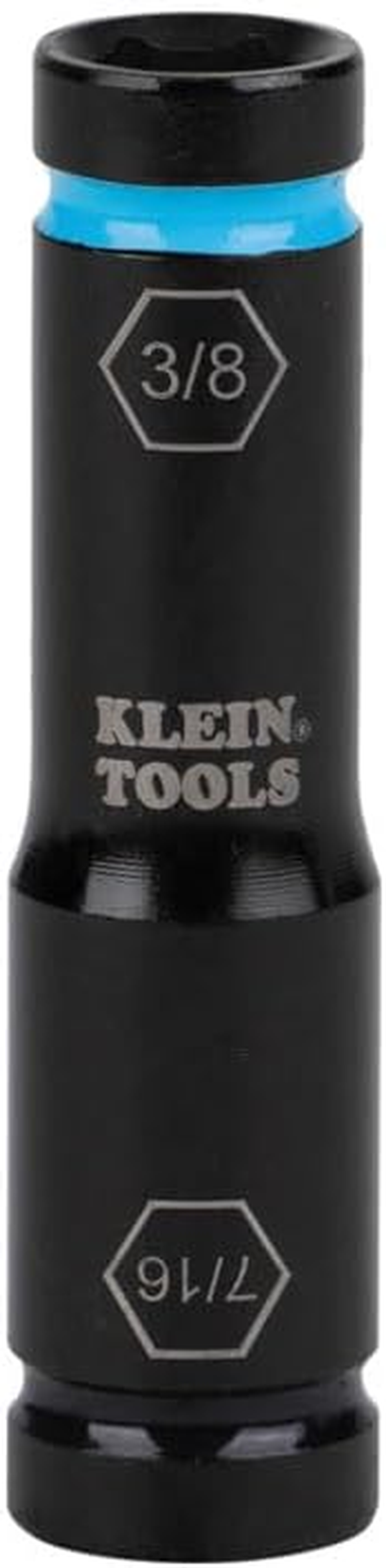 Klein Tools Flip Impact Socket, 7/16 and 3/8-Inch Size image number 4