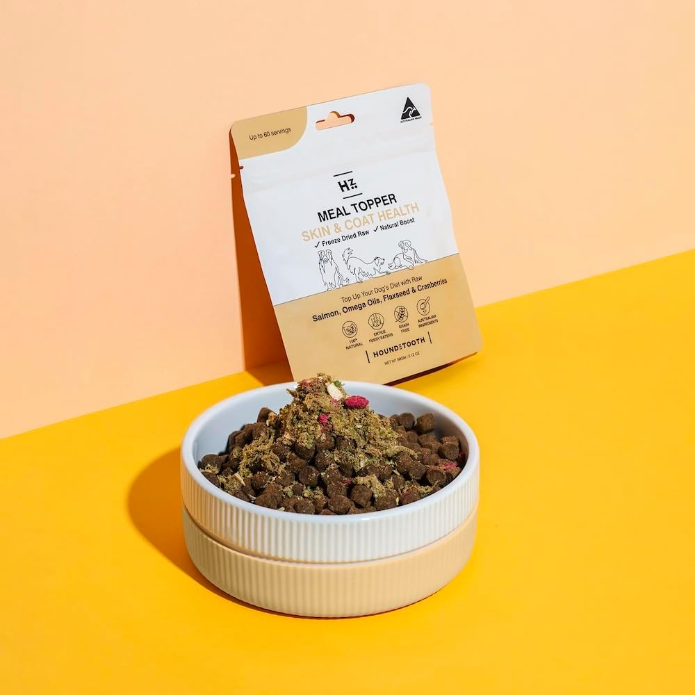 Houndztooth Meal Topper Skin & Coat Health Dog Food 60 G image number 2