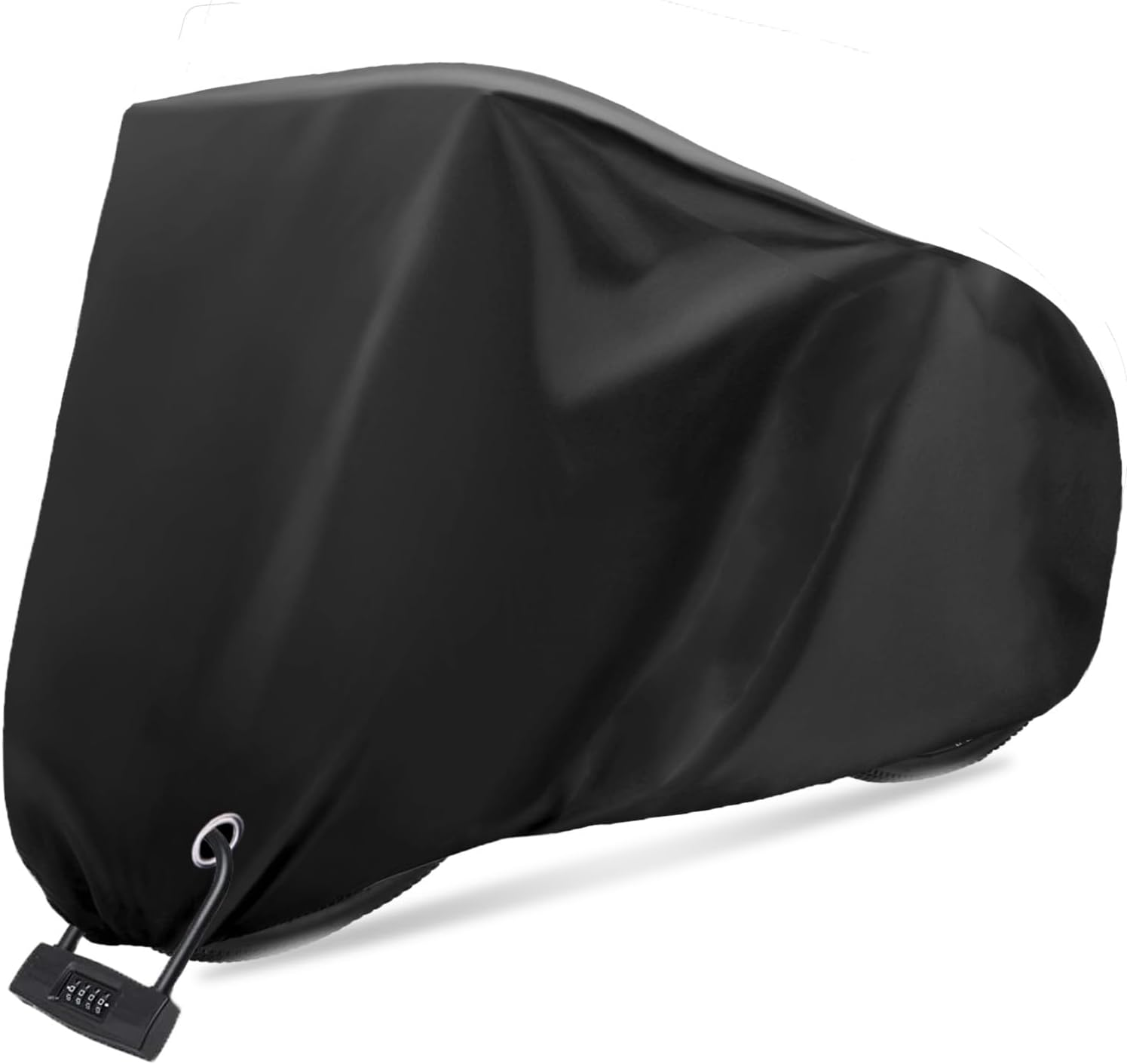 GERZHIUBN Bike Cover, Waterproof Bicycle Cover, 210T anti Dust UV Protection with Lock Holes & Storage Bag Fits for Most Bikes up to 29",M image number 2