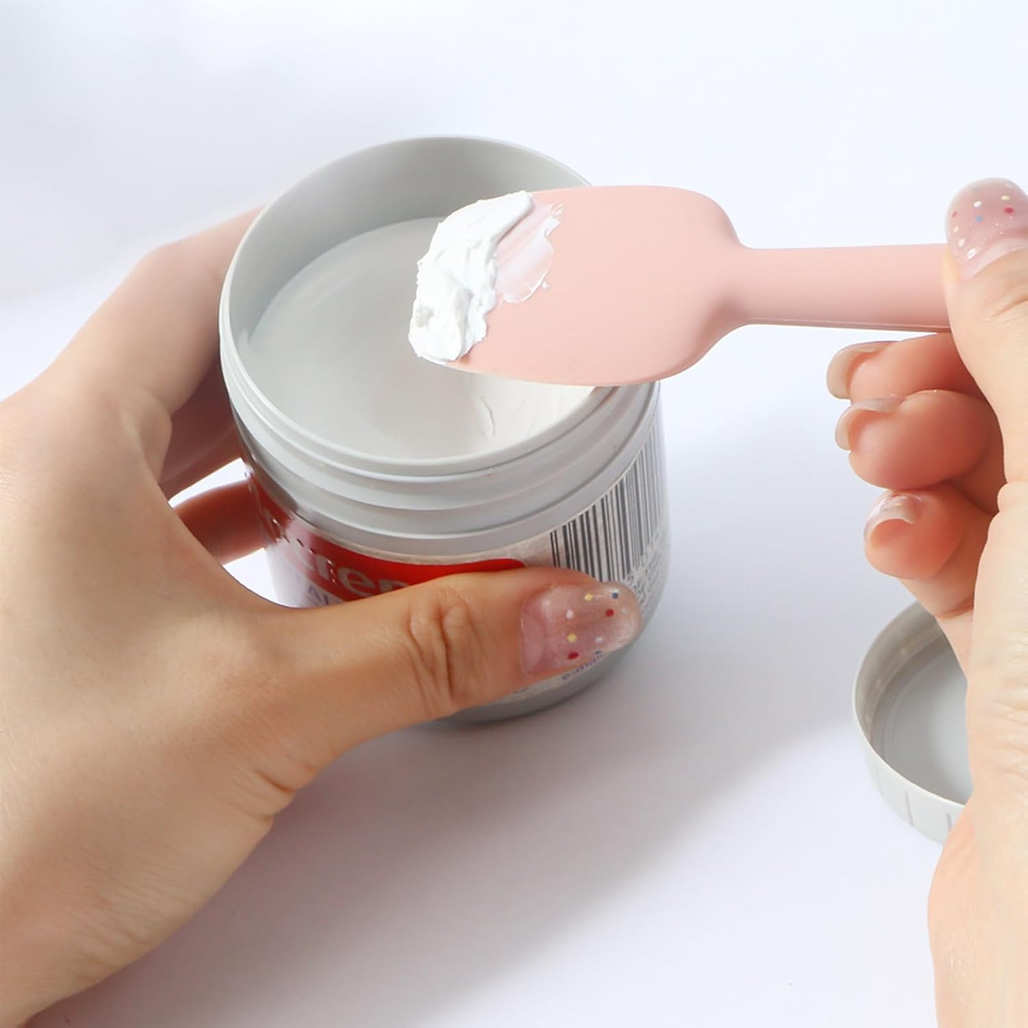 Diaper Paste Spatula - Silicone Baby Cream Spatula,Flexible Soft Balm Tool Paste Applicator Wipe for Rash Cheeks Travel Nursery Daycare image number 5