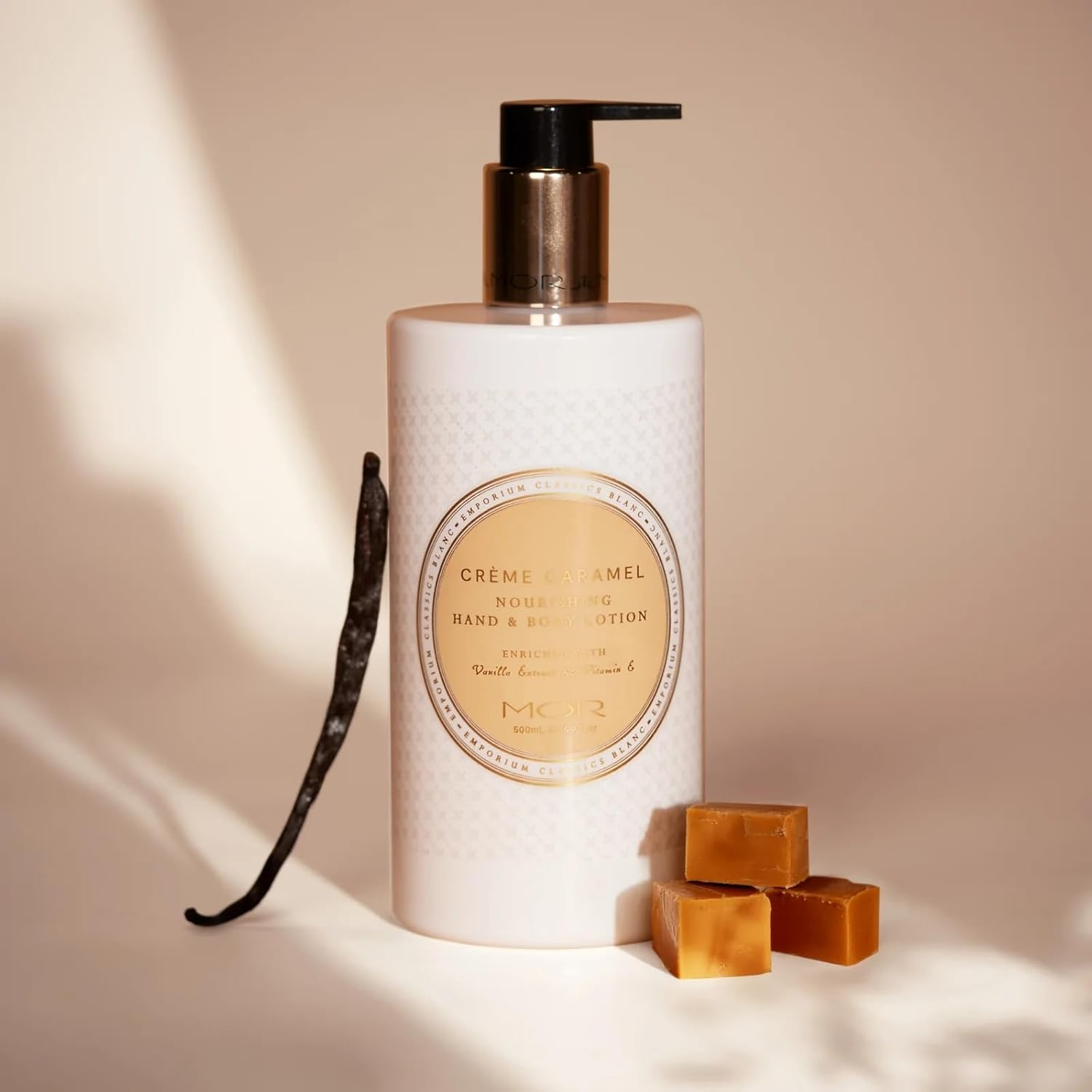 MOR Boutique Cr&egrave;me Caramel Nourishing Hand and Body Lotion 500Ml