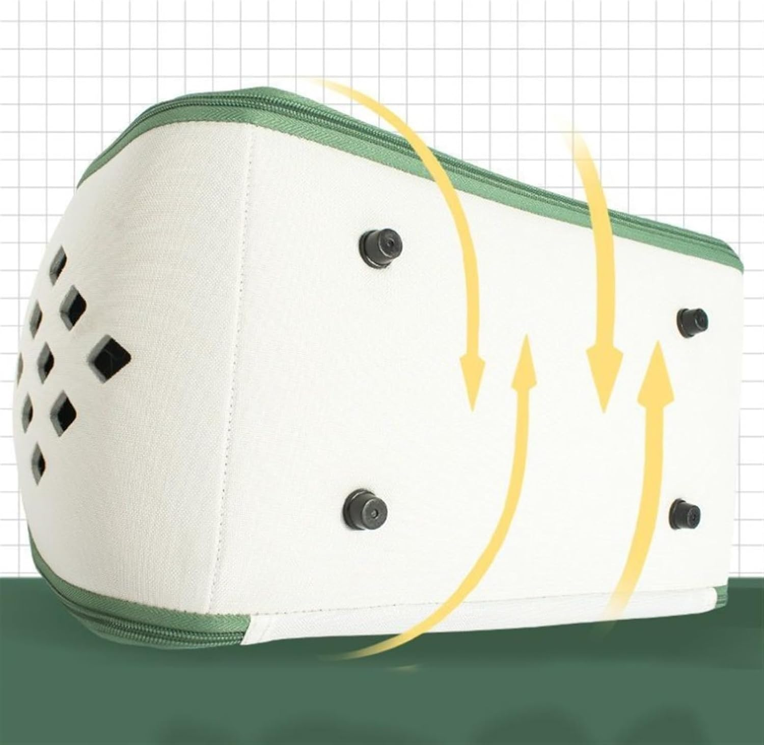 Cat Bag Dog Carrier Pet Carrier Portable Pet Backpack Pet Carrier Bags Cat Dog Carrier Outgoing Travel Pet Handbag Cat Carrier Pet Bag Carrier(Color:Green) image number 4