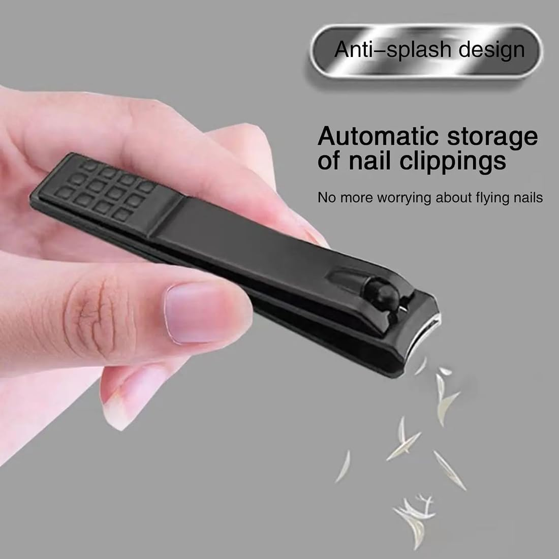 Nail Clippers Nail Cutter Finger Nail Manicure Trimmer Toe Nail Plier Scissor Stainless Steel Unisex Pedicure Nail Art Tool for Fingernail Toenail image number 3