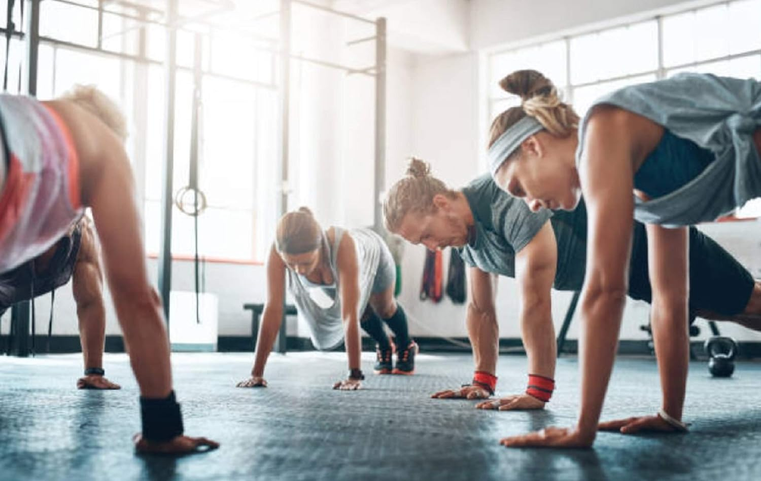 Kenz Laurenz Headbands Tie on Headband for Women Men Running Athletic Hair Head Band Elastic Sports Sweat Basketball Sweatband Stetchy Yoga Workout Sweatbands Adjustable Non-Slip Moisture Wicking - Black image number 6