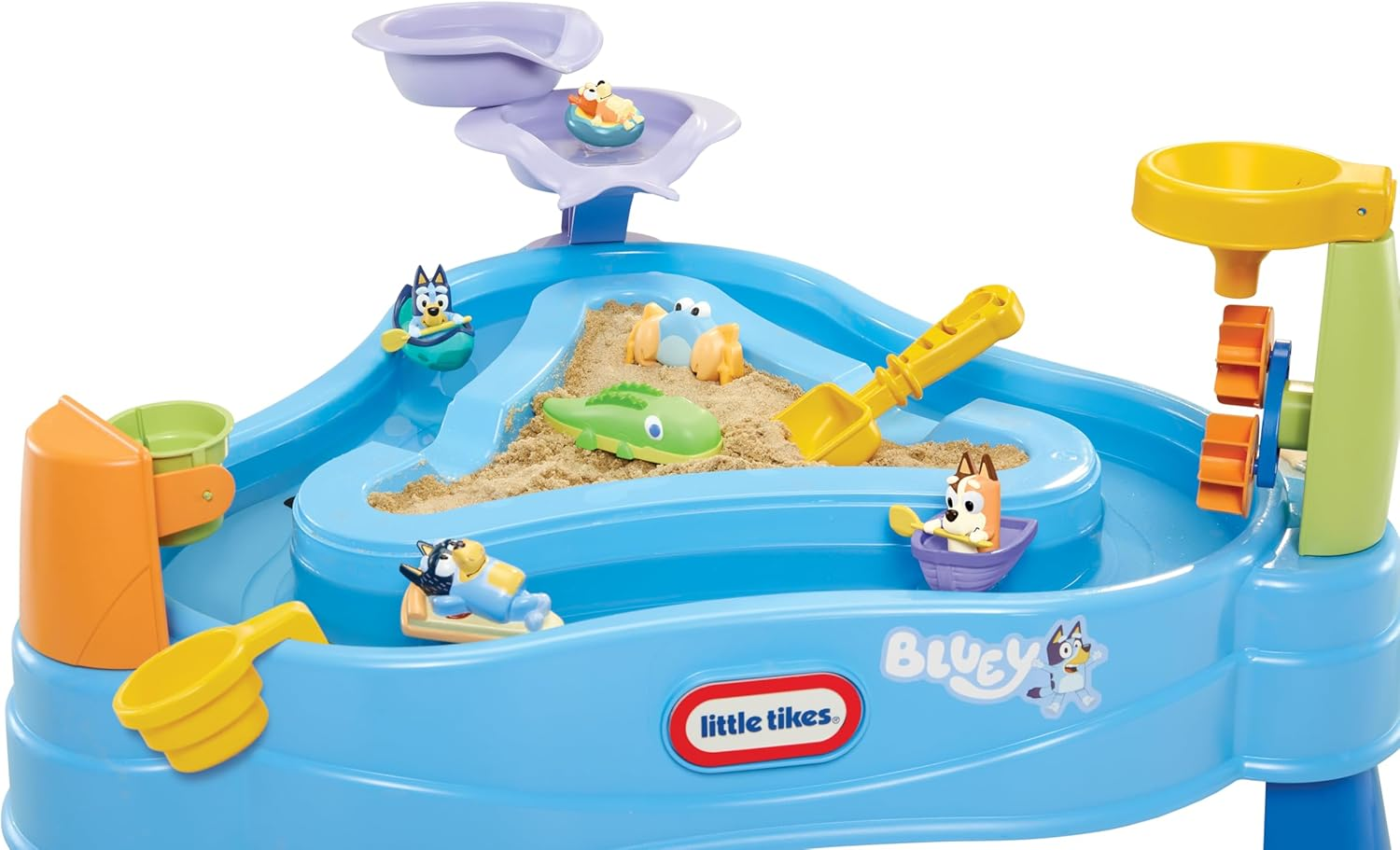 Little Tikes Bluey Beach Water Table - Comes with 6 Accessories, Bluey Active Play, for Boys and Girls Ages 1-6 Years image number 4