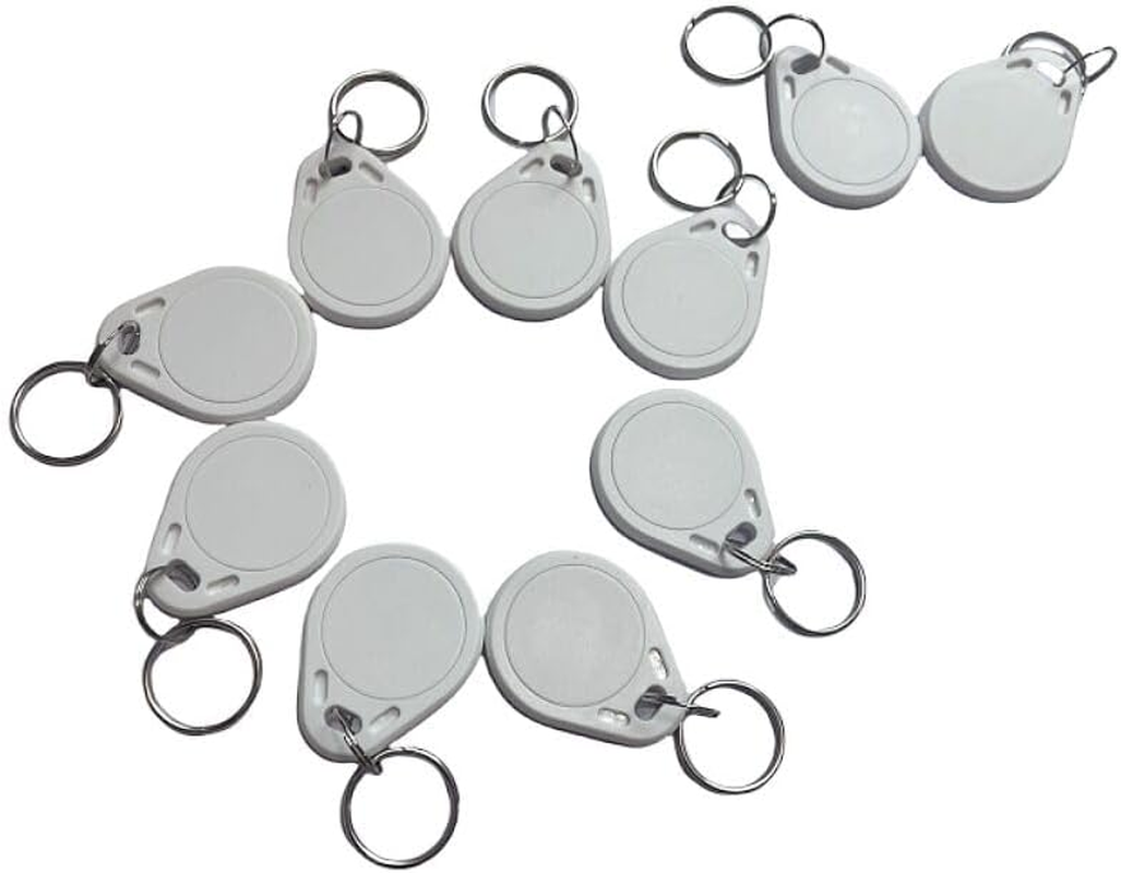 YARONGTECH 13.56Mhz RFID 1K Key Ring Tag Iso14443A Badge (Pack of 10) image number 3