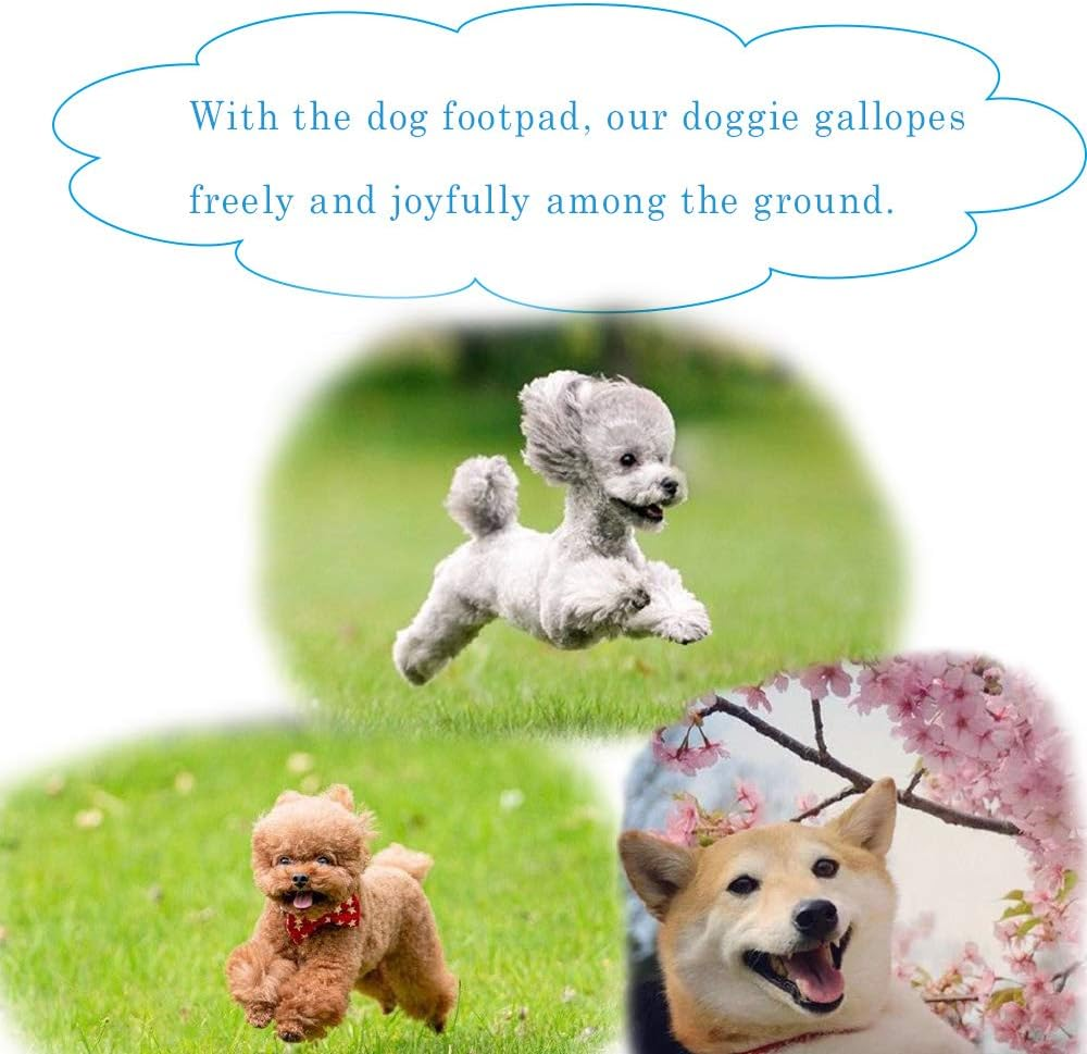 8 Hojas Dog Paws Self Adhesive - Travel Dog Paw Protector, Pet Paw Pad, Walking Dog Shoes, Avoid Injured Scalds for Outdoor Activities image number 2