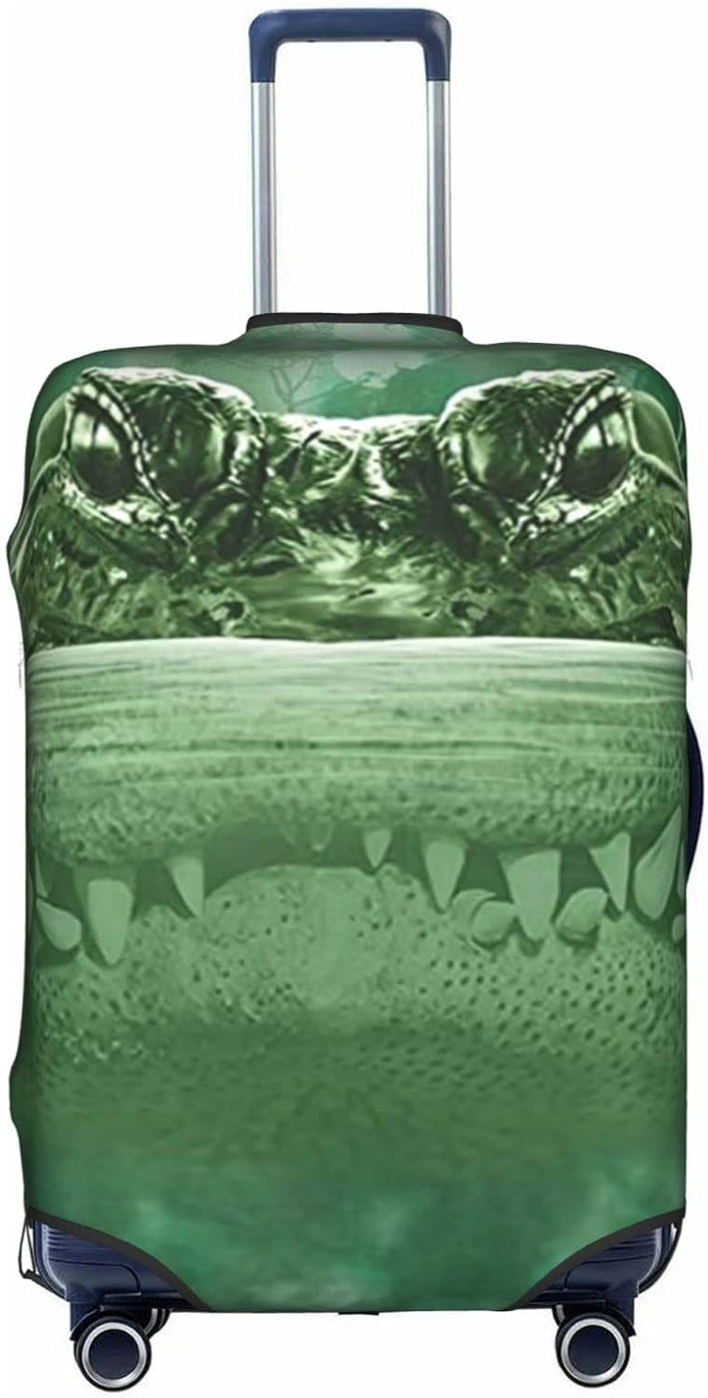 Gator Lurking Green Luggage Cover Anti-Scratch Suitcase Protector Fits 18-32 Inch Luggage image number 1
