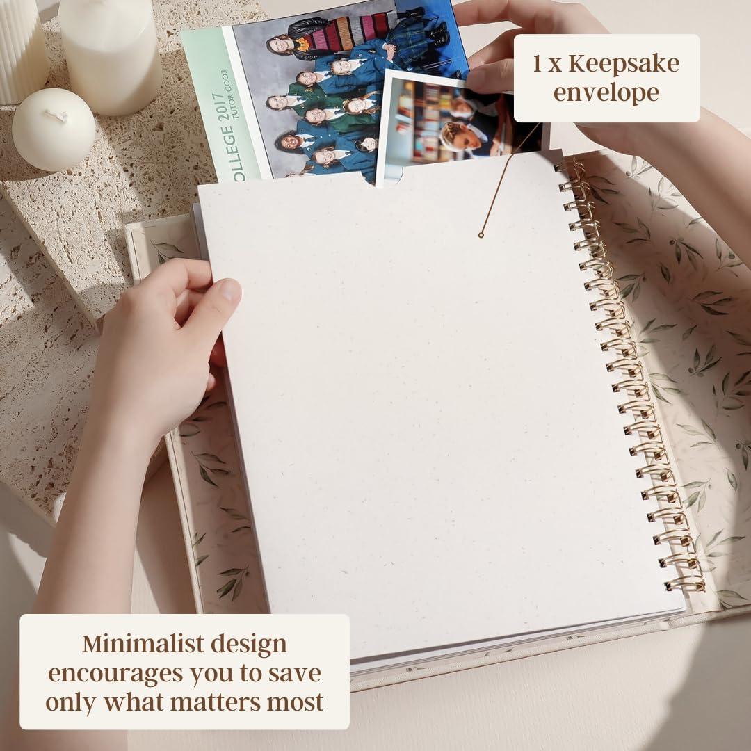 Peachly My School Years Memory Book for Kids & School Photo Album &ndash; School Picture Photo Album Childhood Memory Book - School Keepsake Organiser School Days (Preschool to 12Th Grade) image number 6