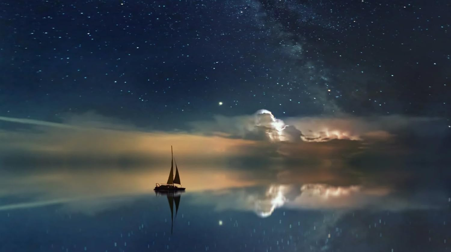 Dream Boat - LED Enhanced Canvas Wall Art